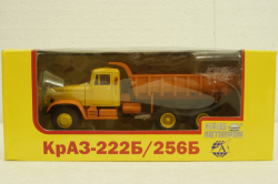 Краз-222Б самосвал, выствочный, желтый/оранжевый, Н767, Наш Автопром 1:43