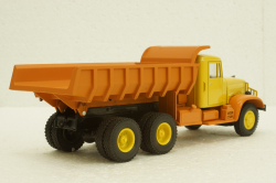 Краз-222Б самосвал, выствочный, желтый/оранжевый, Н767, Наш Автопром 1:43