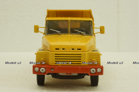 Краз-251 самосвал, 1979г, желтый, Н782, Наш Автопром 1:43