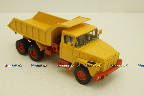 Краз-251 самосвал, 1979г, желтый, Н782, Наш Автопром 1:43