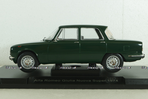 Alfa Romeo Giulia Nuova Super 1974, darkgreen, MCG18309, MCG 1:18