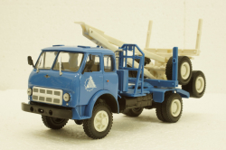 Маз-509А лесовоз 1973 синий, Н714, Наш Автопром 1:43