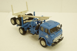 Маз-509А лесовоз 1973 синий, Н714, Наш Автопром 1:43