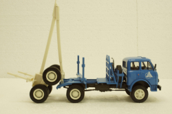 Маз-509А лесовоз 1973 синий, Н714, Наш Автопром 1:43