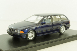 BMW 520i Touring (E39) 1995, dark blue, Schuco 1:43