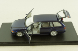 BMW 520i Touring (E39) 1995, dark blue, Schuco 1:43