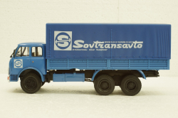 Маз-514Б с тентом Sovtransavto, Н216WT (белая коробка), Наш Автопром 1:43