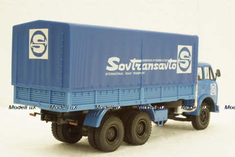 Маз-514Б с тентом Sovtransavto, Н216WT (белая коробка), Наш Автопром 1:43