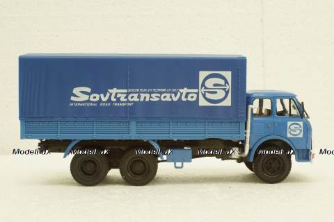Маз-514Б с тентом Sovtransavto, Н216WT (белая коробка), Наш Автопром 1:43
