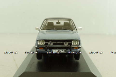 Ford Escort MK2 1.3 Ghia, Silver, WA12607B, Vanguards 1:43