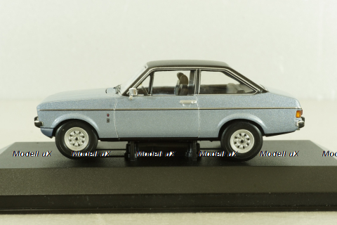 Ford Escort MK2 1.3 Ghia, Silver, WA12607B, Vanguards 1:43