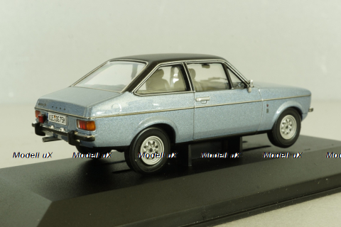 Ford Escort MK2 1.3 Ghia, Silver, WA12607B, Vanguards 1:43