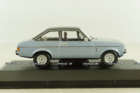 Ford Escort MK2 1.3 Ghia, Silver, WA12607B, Vanguards 1:43