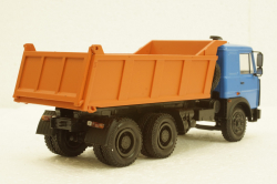 Маз-5516 Самосвал 1994г, синий/оранжевый, Н711, Наш Автопром 1:43