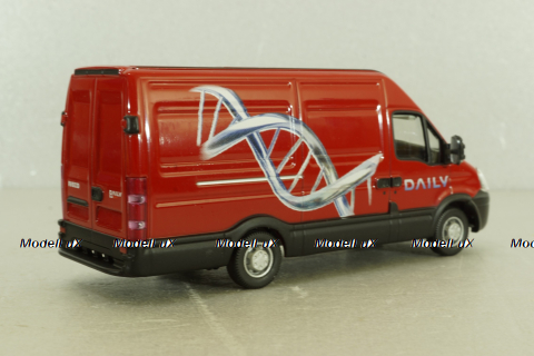 Iveco Daily 35S18 van 2006, red,  ROS 1:43