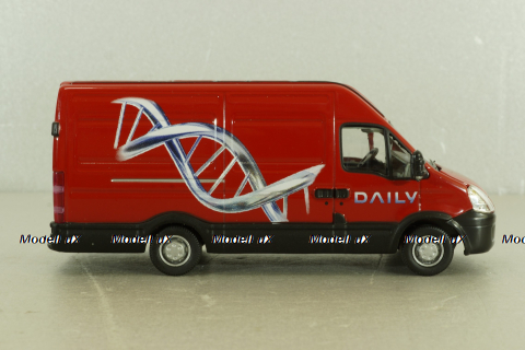 Iveco Daily 35S18 van 2006, red,  ROS 1:43