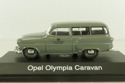 Opel Olympia Caravan "Deutsche Bundespost" 1953, grey, Schuco 1:43