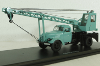 АК-75(164) автокран Зил-164, бирюзовый, SSM1131, SSM 1:43