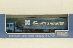 Маз-504В с п/прицепом 5205А Совстрансавто синий, Н785, Наш Автопром 1:43