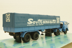 Маз-504В с п/прицепом 5205А Совстрансавто синий, Н785, Наш Автопром 1:43