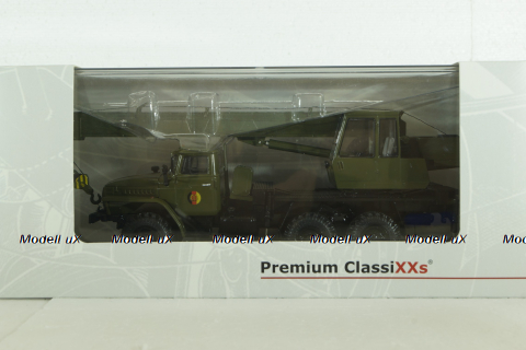 КС-3574 (Урал-4320) автокран, хаки, PLC47046, Premium Classixxs 1:43