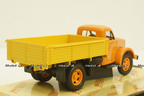 Газ-51А, оражевый/желтый, Н255, Наш Автопром 1:43