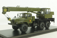 КС-3574 (Урал-4320) автокран, хаки, PLC47046, Premium Classixxs 1:43