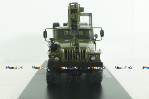 КС-3574 (Урал-4320) автокран, хаки, PLC47046, Premium Classixxs 1:43
