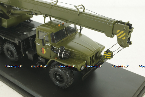 КС-3574 (Урал-4320) автокран, хаки, PLC47046, Premium Classixxs 1:43