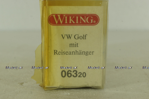 Volkswagen Golf II with trailer 1988 , 60316, Wiking 1:87