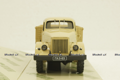 Газ-63, бежевый, Н261, Наш Автопром 1:43