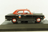 Peugeot 403 Taxi G7 1955, black/red, No28, Nostalgie 1:43