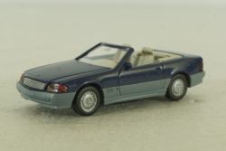 Mercedes 500 SL Cabriolet (R129) 1989, blue 14202, Wiking 1:87