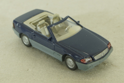 Mercedes 500 SL Cabriolet (R129) 1989, blue 14202, Wiking 1:87