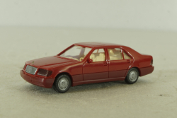 Mercedes 500 SEL (W140) 1991, red, 15801, Wiking 1:87