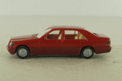 Mercedes 500 SEL (W140) 1991, red, 15801, Wiking 1:87