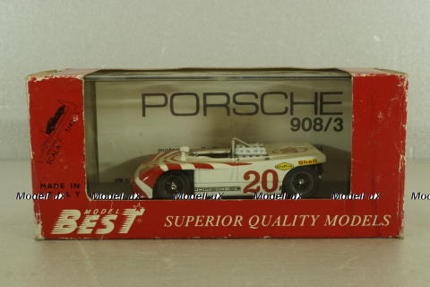 Porsche 908/3 Targa Florio 1970, white, 9050, Best Model 1:43