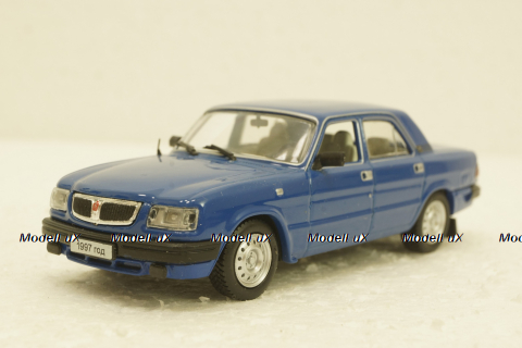 Газ-3110 Волга, синий, Р102, Наш Автопром 1:43