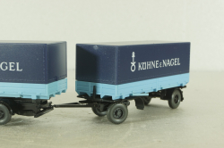 Mercedes 1844 S  с прицепом, blue, 57100, Wiking 1:87