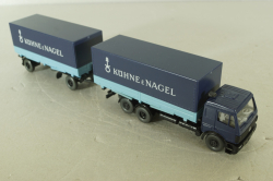 Mercedes 1844 S  с прицепом, blue, 57100, Wiking 1:87