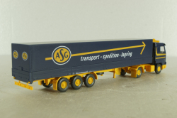 Scania 143 M Pritschensattelzug ASG A335, blue/yellow,  51801, Wiking 1:87