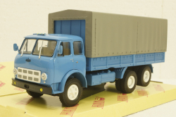 Маз-516Б, голубой, борт с тентом, Н294, Наш Автопром 1:43