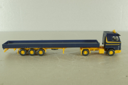 Scania 143 M Pritschensattelzug ASG A335, blue/yellow,  51801, Wiking 1:87