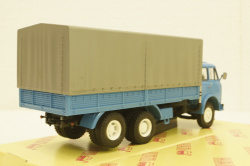 Маз-516Б, голубой, борт с тентом, Н294, Наш Автопром 1:43