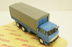 Маз-516Б, голубой, борт с тентом, Н294, Наш Автопром 1:43