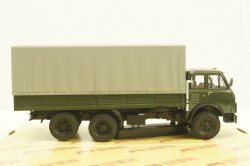 Маз-516Б, хаки, борт с тентом, Н295, Наш Автопром 1:43