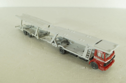 Mercedes 1729 Auto transporter, red/grey, 58000, Wiking 1:87