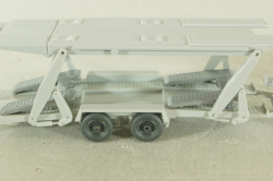 Mercedes 1729 Auto transporter, red/grey, 58000, Wiking 1:87