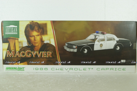 Chevrolet Caprice LAPD MacGyver 1986, 19126, Greenlight 1:18