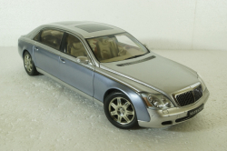 Maybach 62 Lwb 2005 Silver/Blue, 76163, AutoArt 1:18
